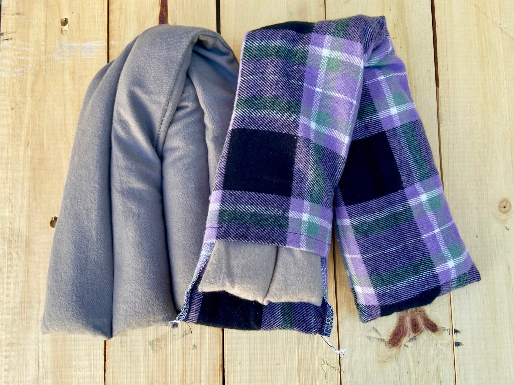 Violet Flannel Plaid Rice Pack