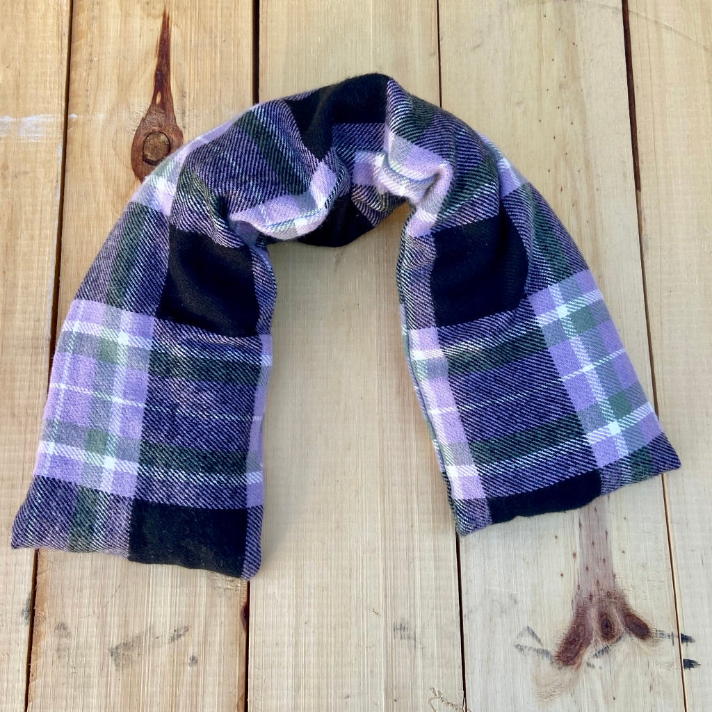 Violet Flannel Plaid Rice Pack